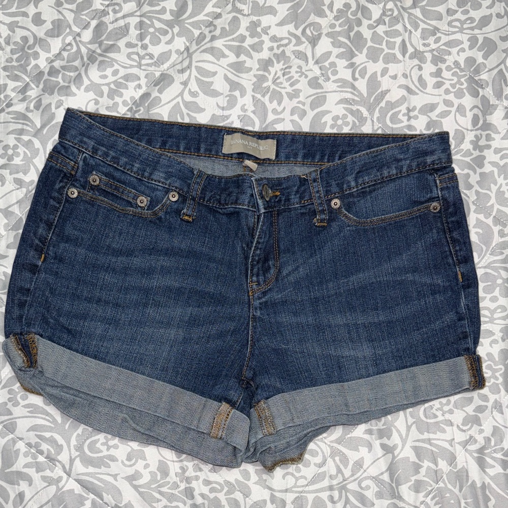 Banana Republic Dark Blue Jean Shorts